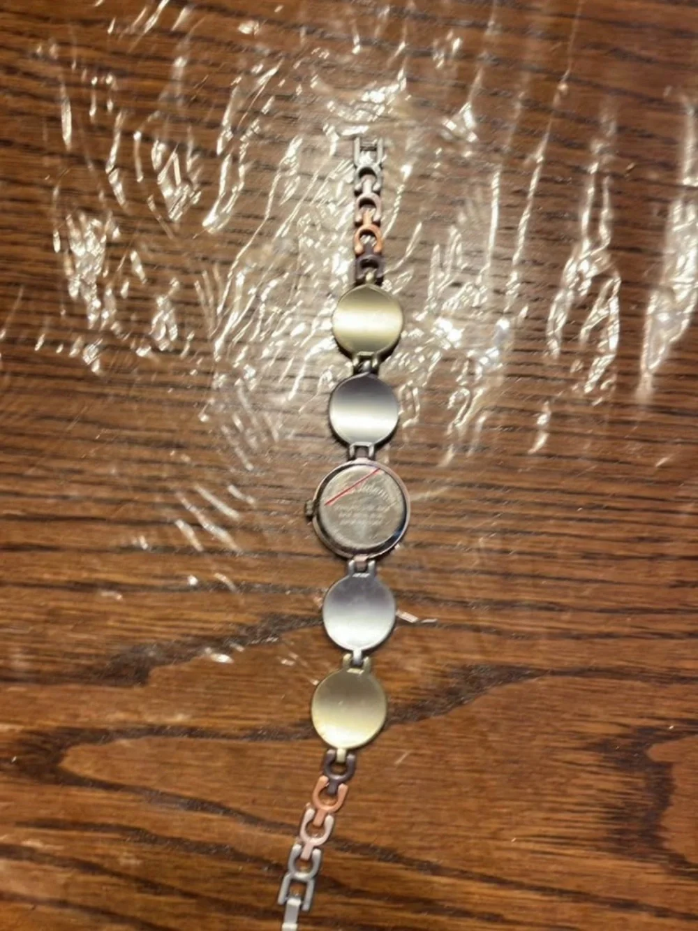 Silver Tone Smiley Face Bracelet Watch - Silver